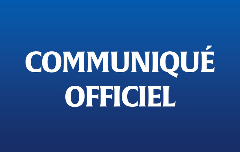 Communiqué officiel