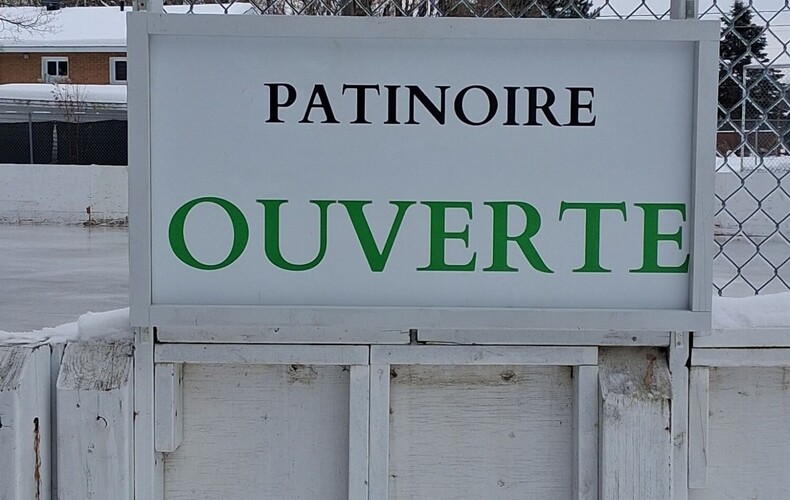 Patinoire extérieure