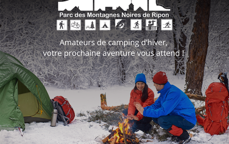 Camping d'hiver - Parc des Montagnes Noires de Ripon