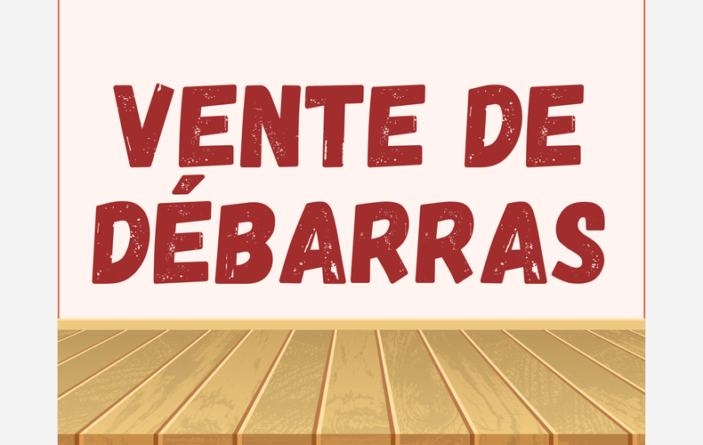 Vente de débarras à ne pas manquer !
