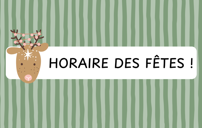 Horaire des Fêtes
